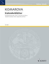 Komarova - Calendar Sheets for Clarinet/violin/cello/piano