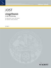 Jost - Eingefroren for Clarinet/violin/piano