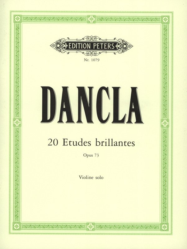 Dancla - 20 Etudes Brillantes Op 73 Violin