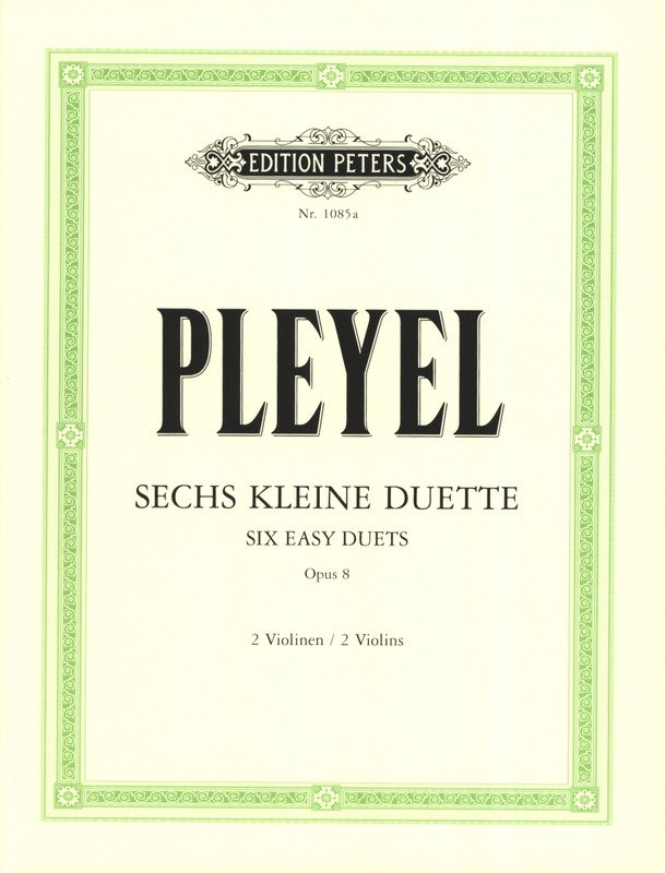 Pleyel - 6 Easy Duets Op 8 2 Violins