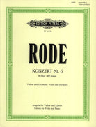 Rode - Concerto No 6 B Flat Violin/piano