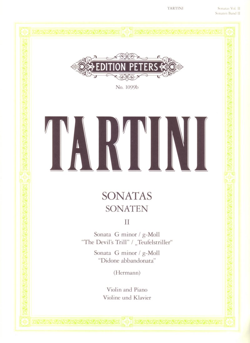 Tartini - 2 Sonatas G Minor Devills Trill & G Minor Op 1/10