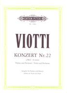 Viotti - Concerto No 22 a Min Violin/piano