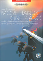 MORE HANDS ONE PIANO 6 OR 8 HANDS BK/CD