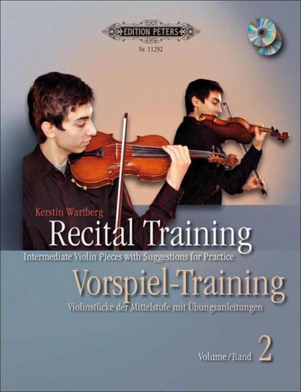 Recital Training Vol 2 Intermediate Violin Pieces Bk/cd