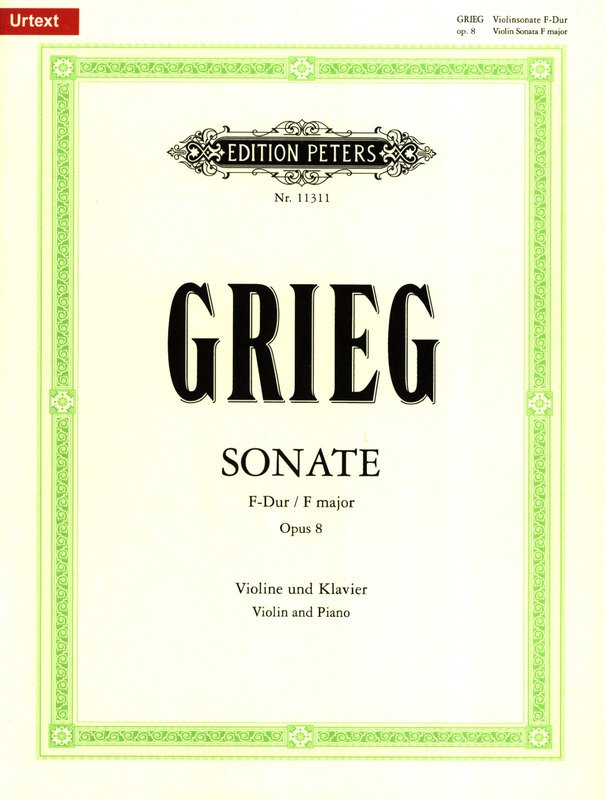 Grieg - Sonata No 1 Op 8 F Violin/piano
