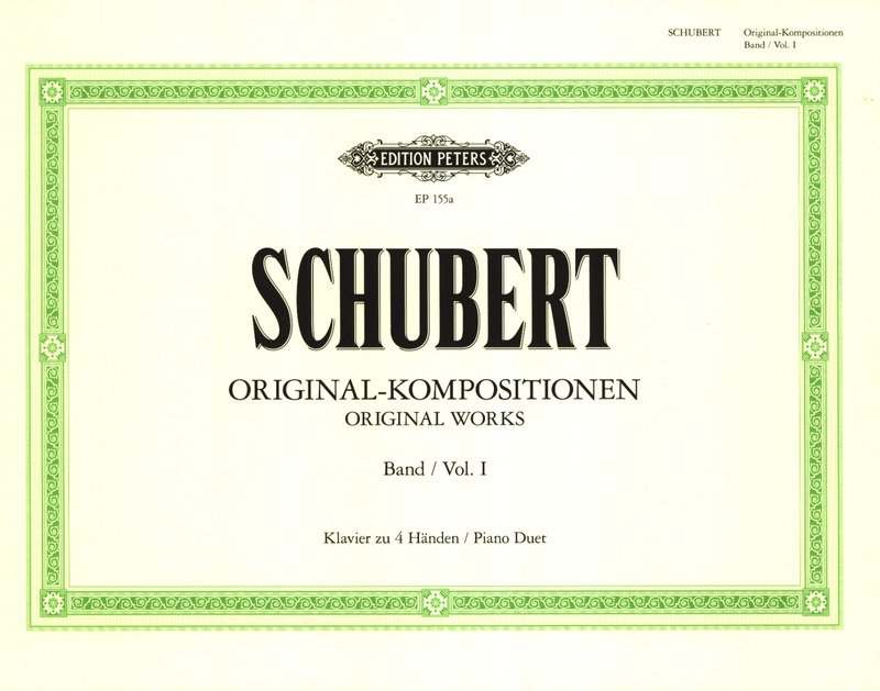 Schubert - Original Compositions Vol 1 Piano Duet