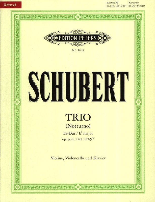 Schubert - Piano Trio Op Posth 148 D897