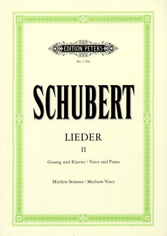 Schubert - Songs Vol 2 75 Songs Medium Voice