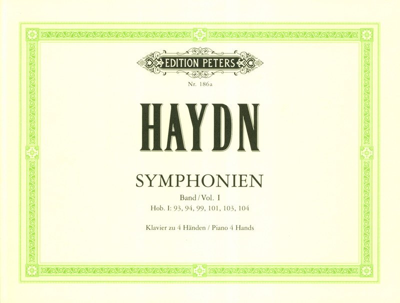 Haydn - Symphonies Vol 1 Piano Duet