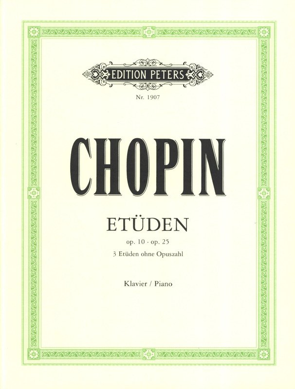 Chopin - Etudes Op 10 Op 25 for Piano