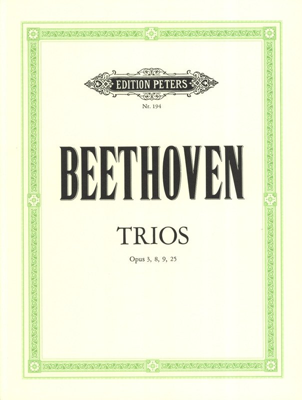 Beethoven - String Trios Op 3/8/9/25