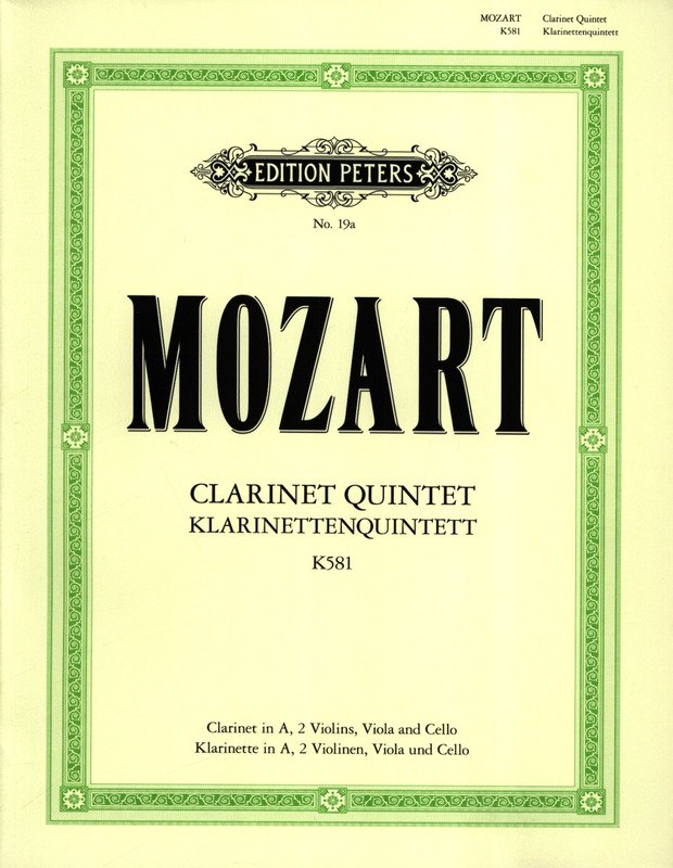 Mozart - Clarinet Quintet a K581 Clarinet/strings