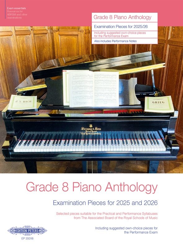Grade 8 Piano Anthology Abrsm Examination Pieces 2025-2026