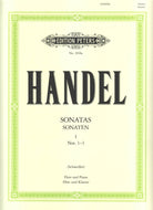 Handel - Sonatas Vol 1 Nos 1-3 E Min G Min G Flute/piano