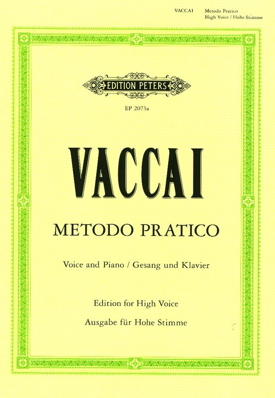Vaccai - Practical Method High Voice