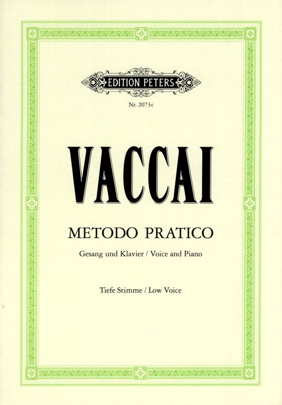 Vaccai - Practical Method Low Voice