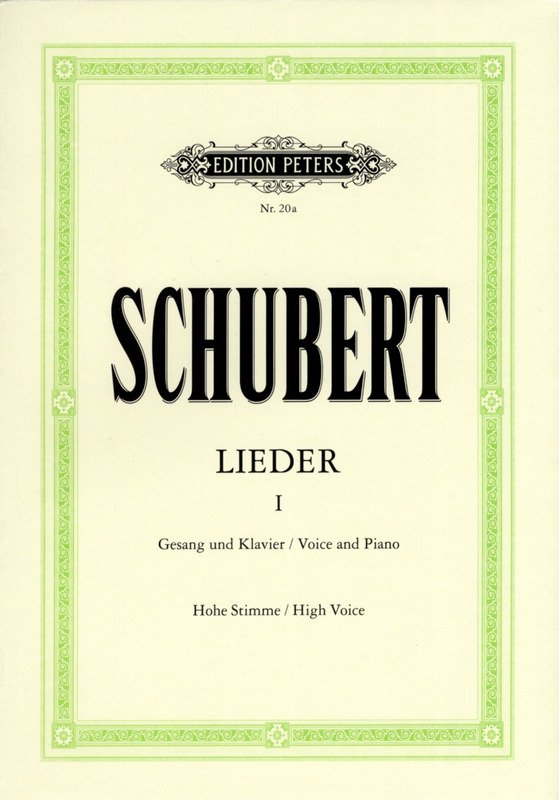 Schubert - Songs Vol 1 92 Songs High Voice