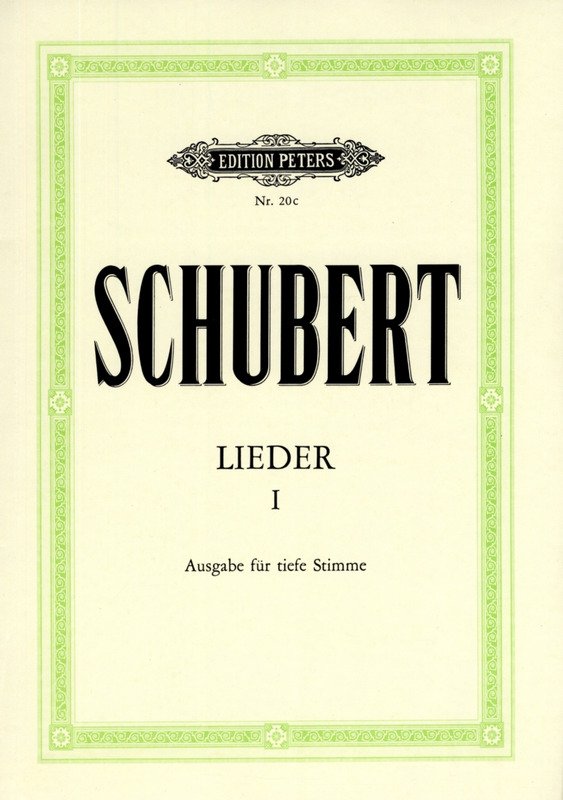 Schubert - Songs Vol 1 92 Songs Low Voice