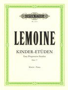 Lemoine - Etudes Enfantines Op 37 Easy Progressive Studies