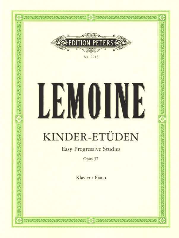 Lemoine - Etudes Enfantines Op 37 Easy Progressive Studies