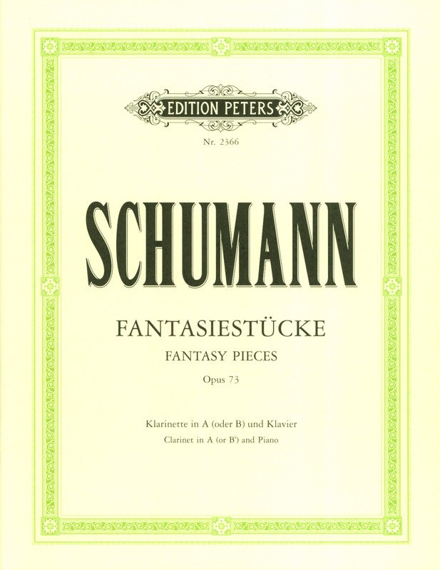 Schumann - Fantasy Pieces Op 73 Clarinet/piano