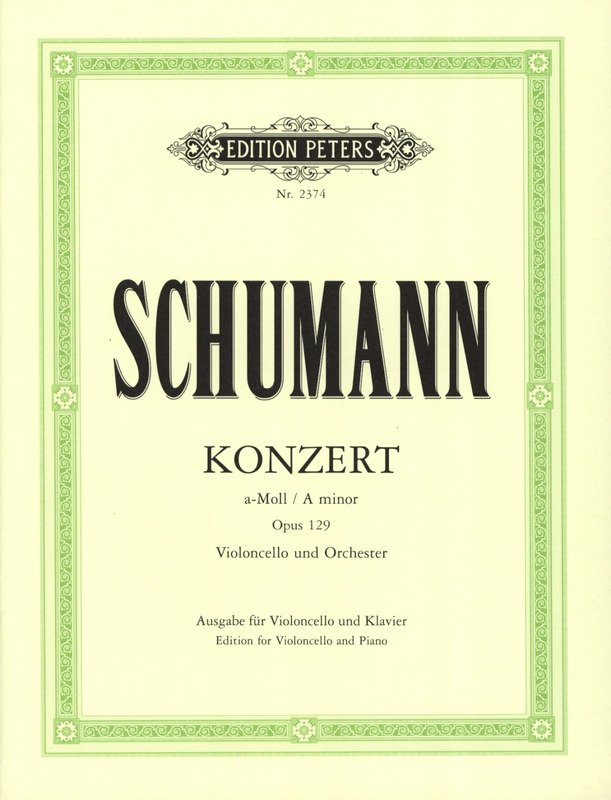 Schumann - Concerto a Minor Op 129 Cello/piano