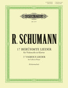Schumann - 17 Famous Lieder for Cello & Piano