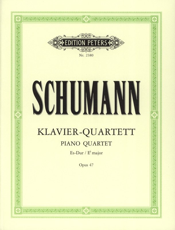 Schumann - Piano Quartet E Flat Op 47 Pno/vln/vla/vc