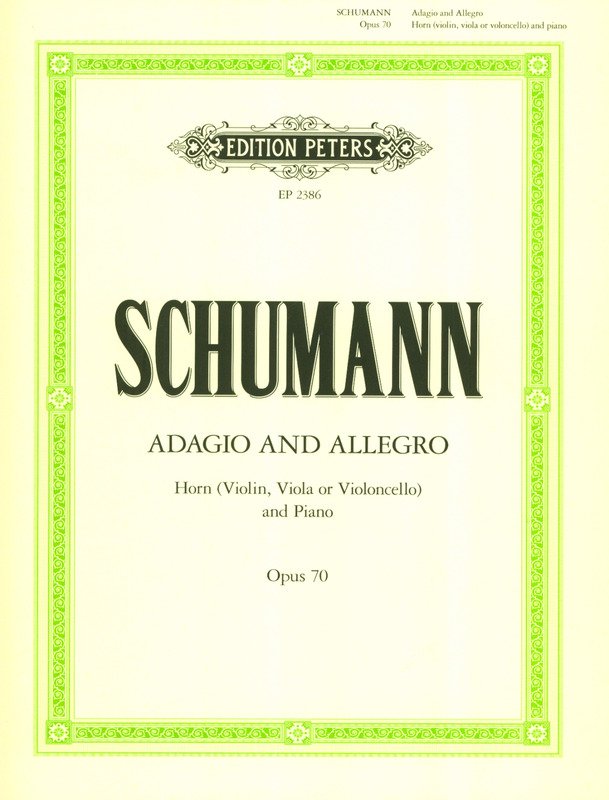 Schumann - Adagio and Allegro Op 70 Cello/piano