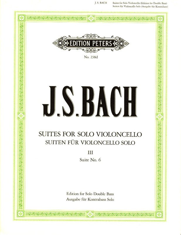 Bach - Cello Suite No 6 Arranged for Double Bass