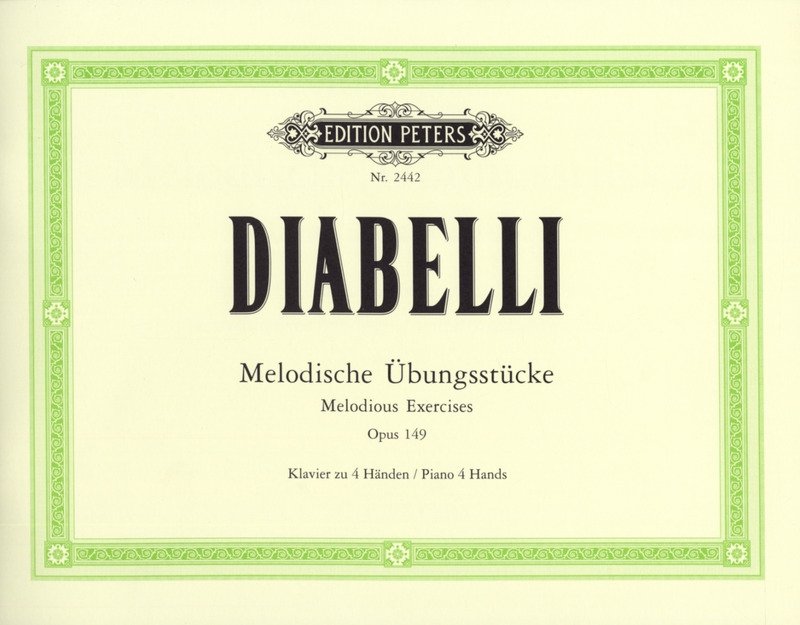 Diabelli - Melodious Exercises Op 149 Piano Duet