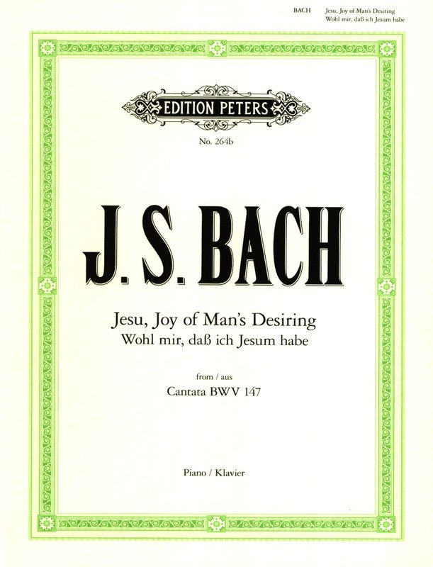 Bach - Jesu Joy of Mans Desiring Bwv 147 Piano Arr Mansfield