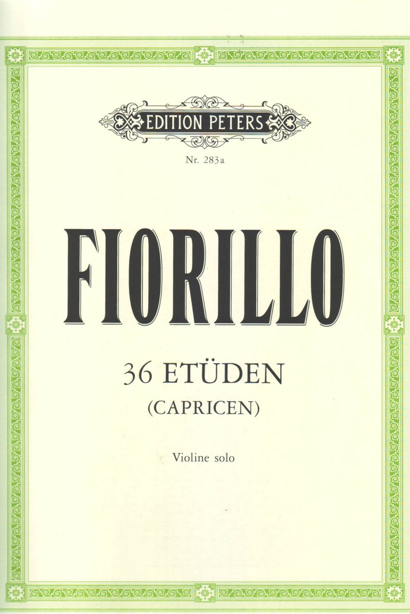 Fiorillo - 36 Etudes (caprices) Violin Solo