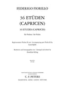 Fiorillo - 36 Etudes (caprices) Violin Accompaniment Part