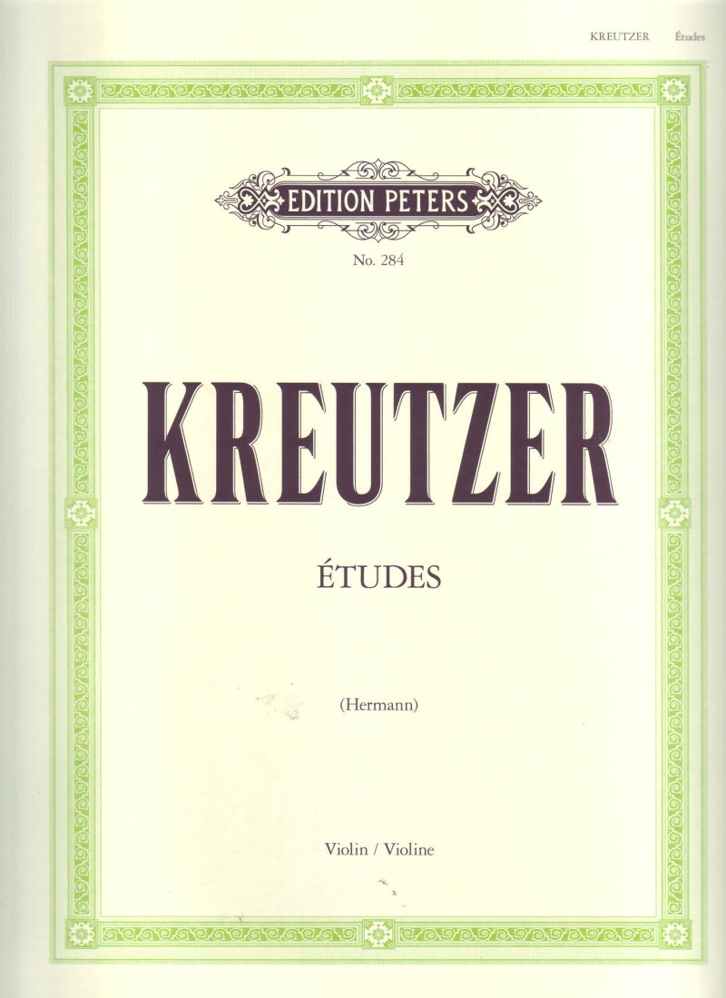 KREUTZER - 42 STUDIES FOR VIOLIN