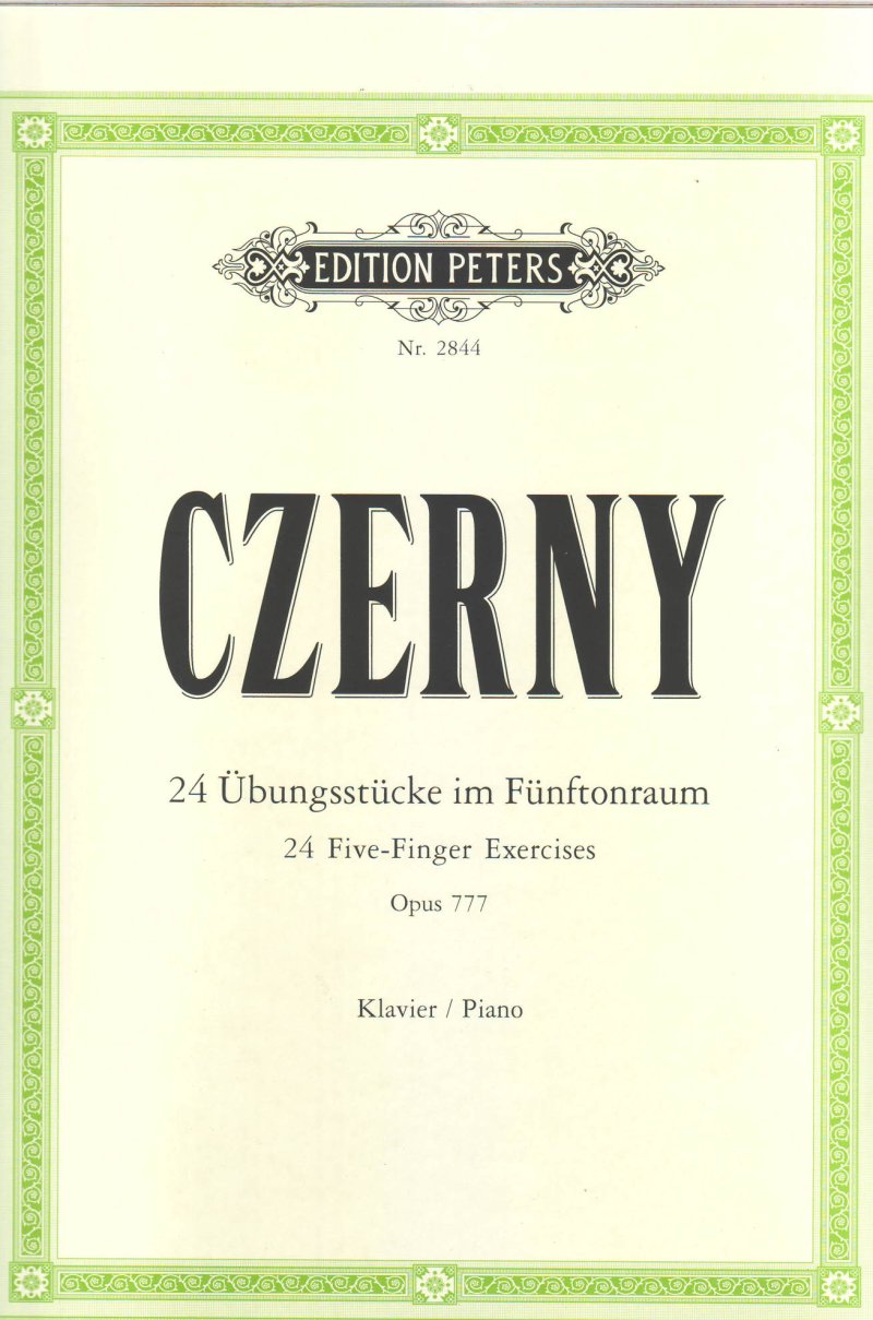 Czerny - 24 Five Finger Exercises Op 777