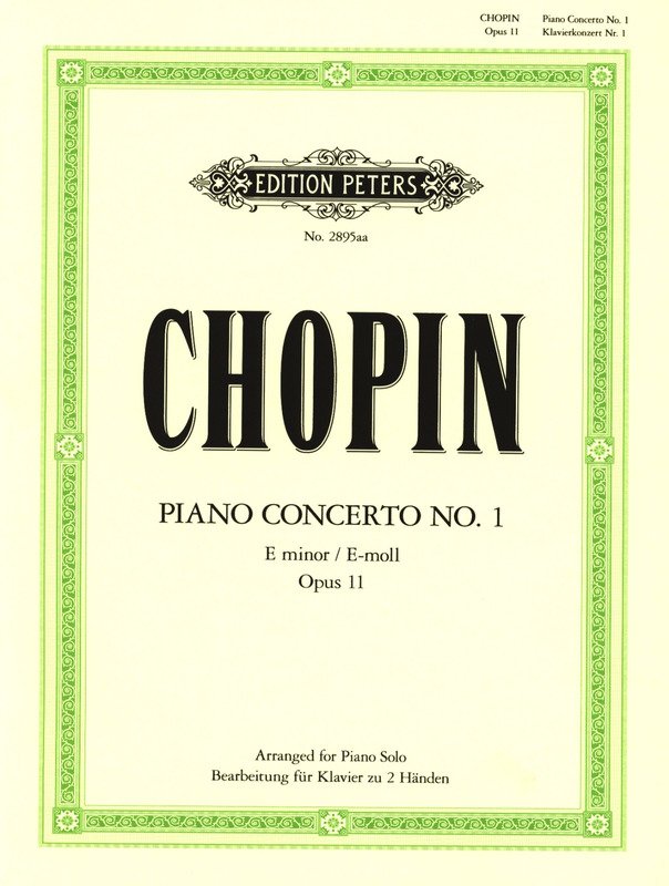 Chopin - Concerto No 1 E Minor Op 11 Piano Solo Abridged