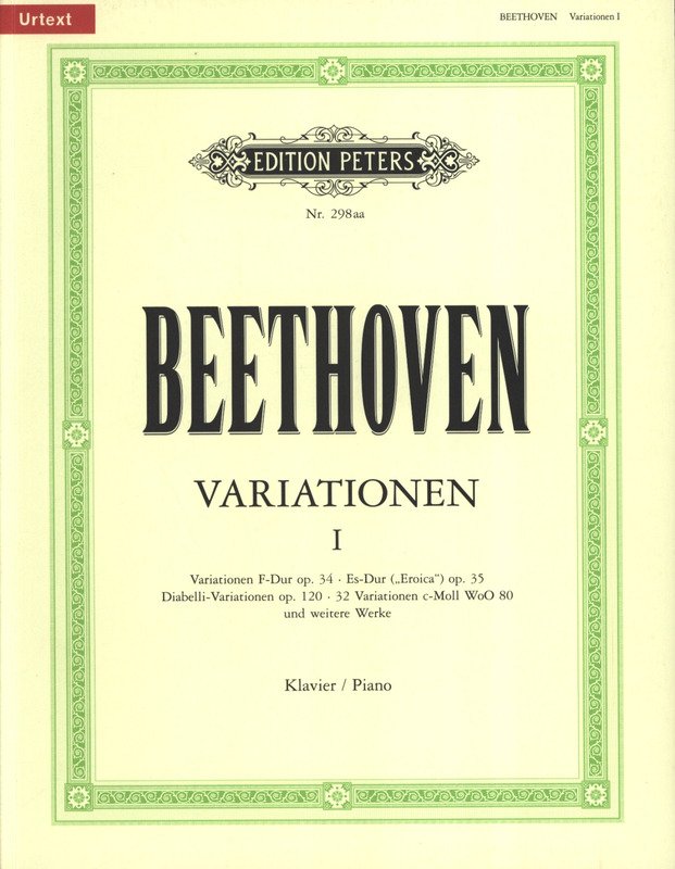 Beethoven - Variations Complete Vol 1 Urtext
