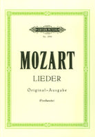 Mozart - Lieder Album of 29 Songs High Voice