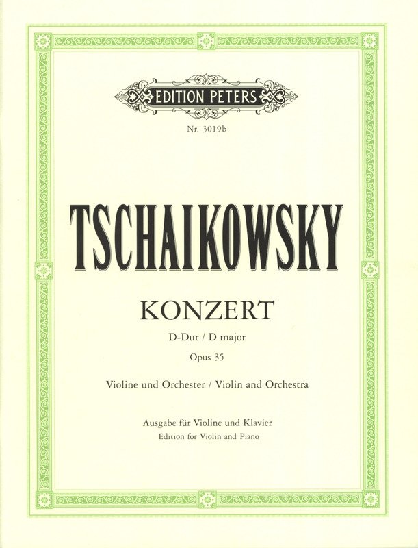Tchaikovsky - Concerto in D Op 35 Violin/piano