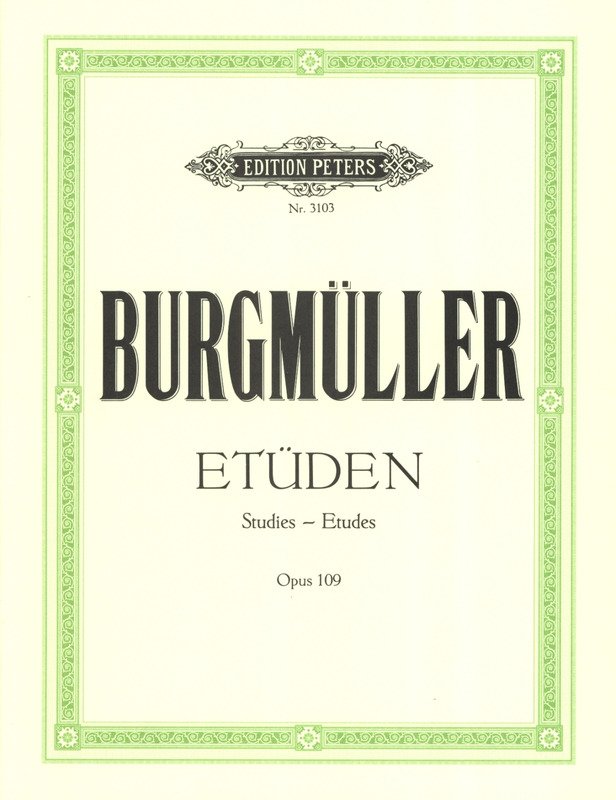 Burgmuller - 18 Characteristic Studies Op 109