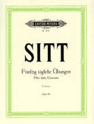 Sitt - 50 Daily Exercises Op 98 for Violin