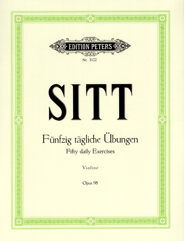 Sitt - 50 Daily Exercises Op 98 for Violin