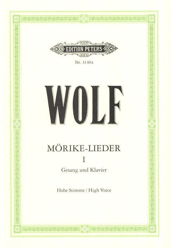 Morike Lieder Bk 1 Nos 1-12 High-Med Ger/eng
