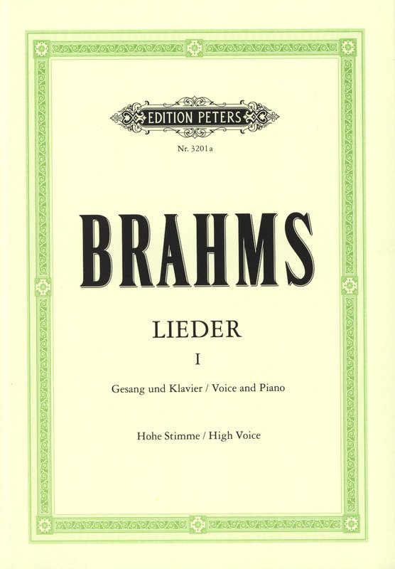 Brahms - Complete Songs Vol 1 High Voice German