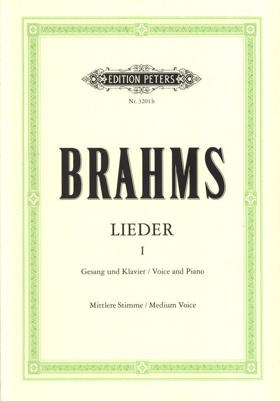 Brahms - Complete Songs Vol 1 Medium Voice