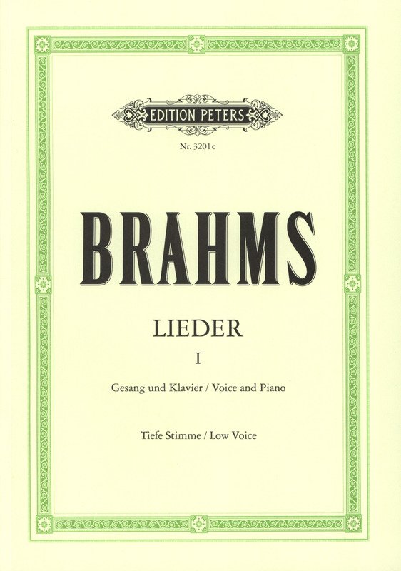 Brahms - Complete Songs Vol 1 Low Voice
