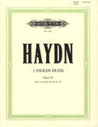 Haydn - 3 Duets Op 99 for 2 Violins