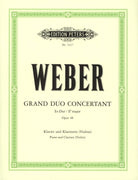 Weber - Grand Duo Concertant Op 48 Clarinet/piano